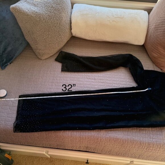 Ann Taylor Black Pants with Sequins Size: 2 - Picture 8 of 8